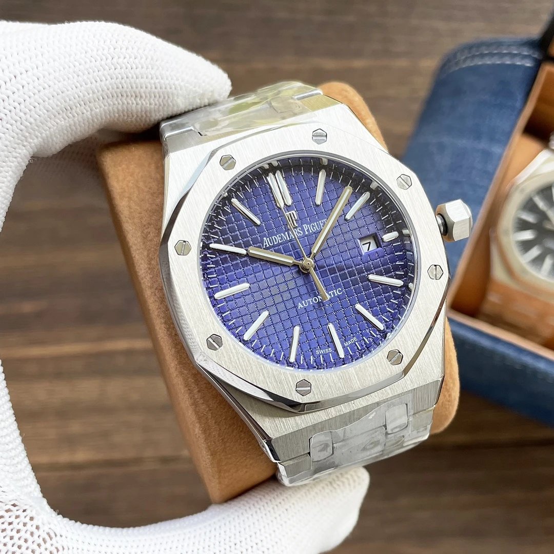 Silver Case·Blue Dial Steel Band