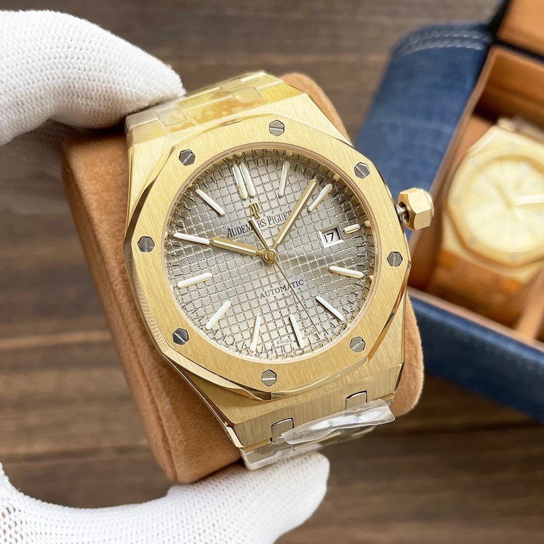 Gold Case·Grey Dial Steel Band