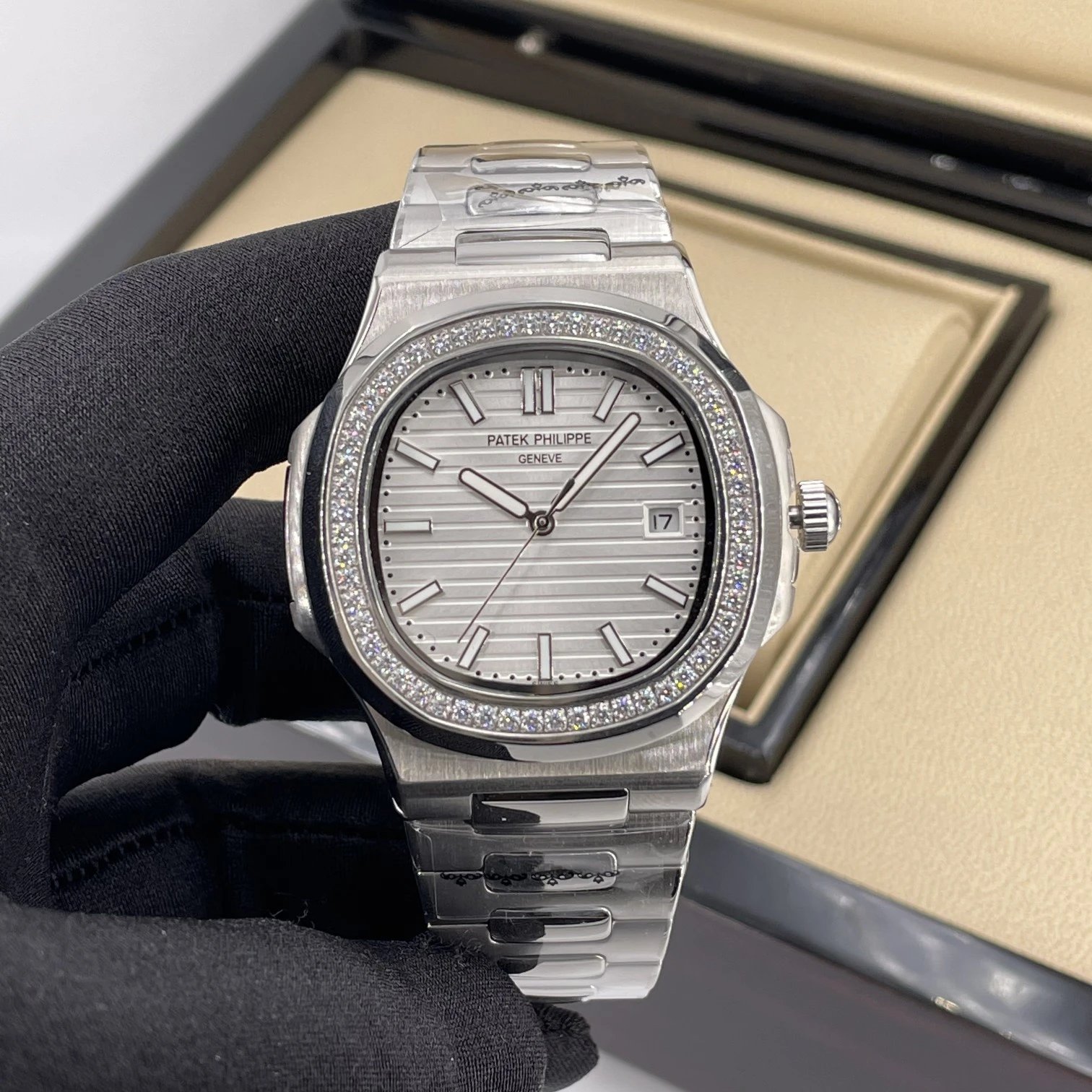 [Drill Ring] Silver Shell-White Steel Strip / Without full package