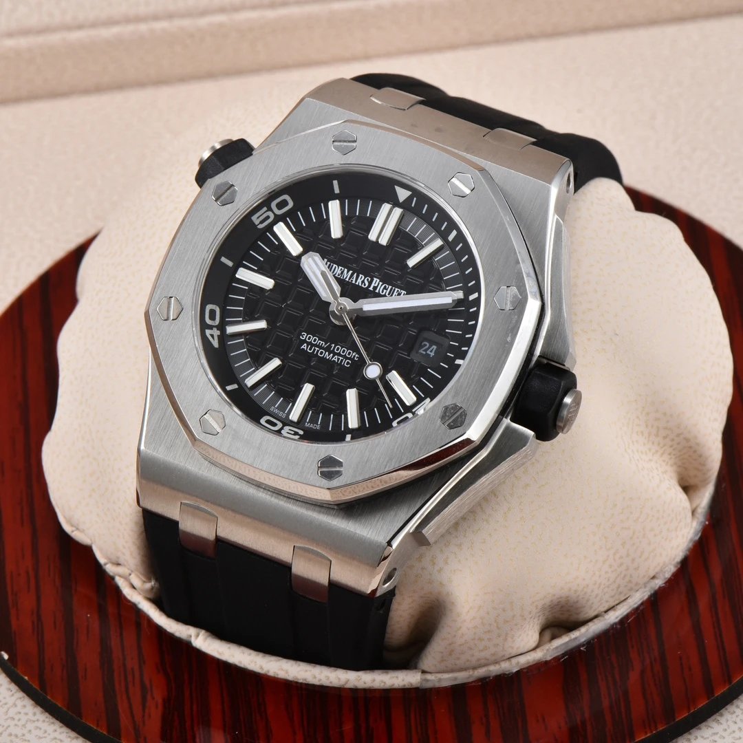 Audemars Piguet Royal Oak Offshore Diver Blue Yellow Mechanical Watch Watches - 9