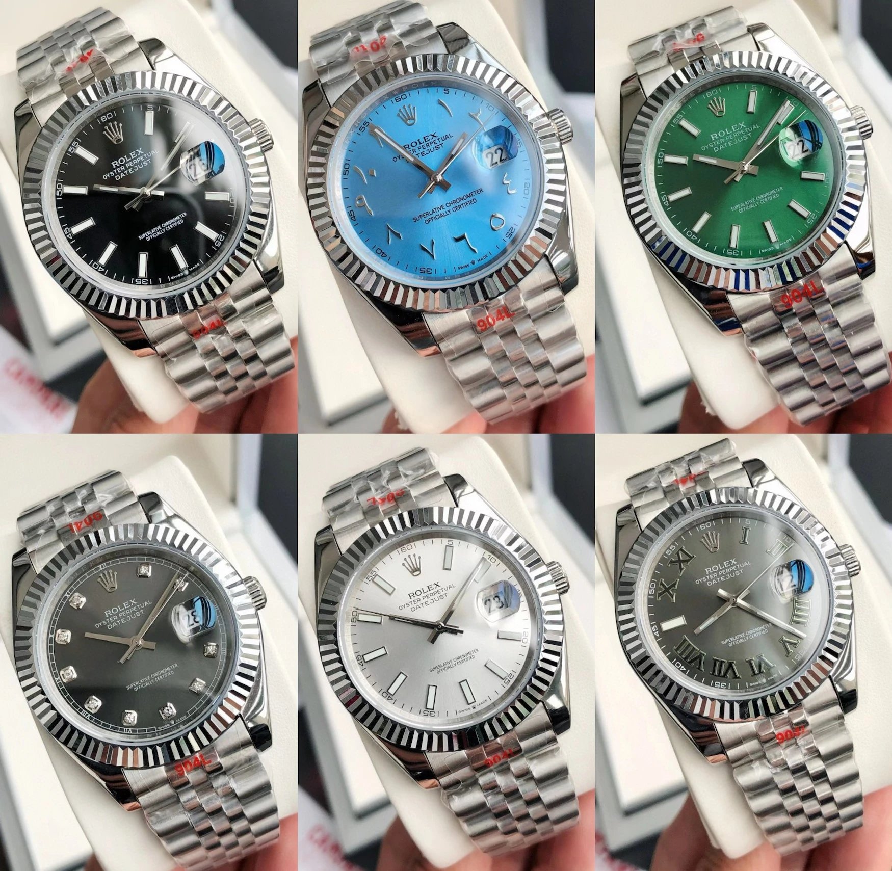 [Special Offer] GD Factory Rolex Datejust 41mm Watch, Citizen Movement, Steel Band, Sapphire Crystal, Men's Business Mechanical Watch with Luminous Hands, Birthday Gift, Water-Resistant, Date, Men's Wristwatch