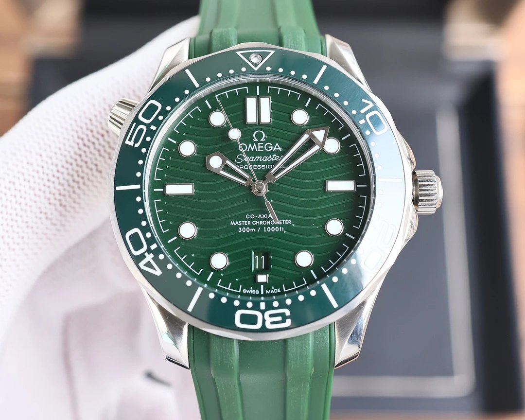 Omega Seamaster Professional 300M Co-Axial Master Chronometer Black Dial Mechanical Watch Watches - 26