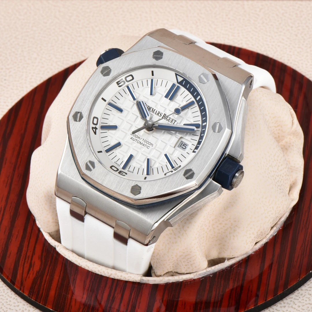 Audemars Piguet Royal Oak Offshore Diver Blue Yellow Mechanical Watch Watches - 5