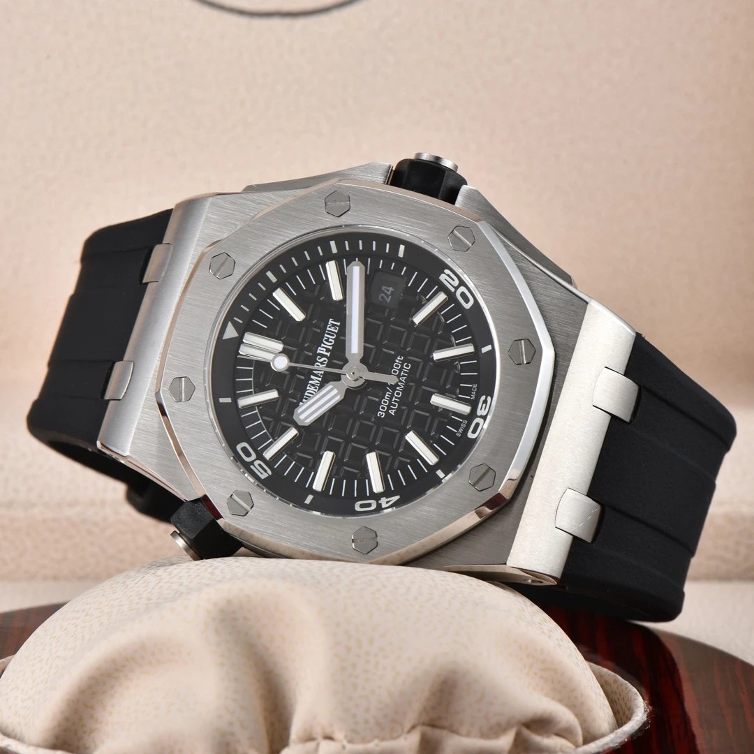 Audemars Piguet Royal Oak Offshore Diver Blue Yellow Mechanical Watch Watches - 8