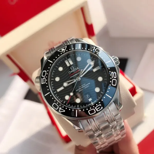 Omega Seamaster Professional 300M Black Dial Stainless Steel Mechanical Watch Watches - 1