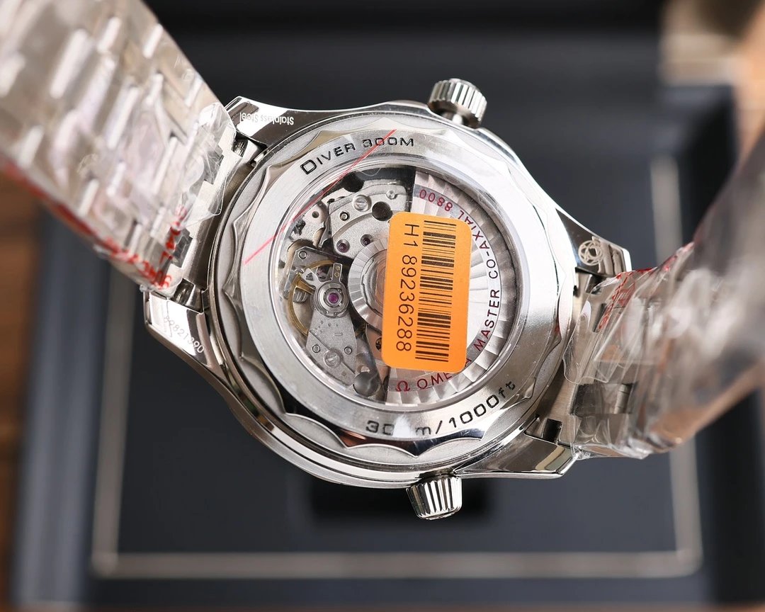 Omega Seamaster Professional 300M Co-Axial Master Chronometer Black Dial Mechanical Watch Watches - 44
