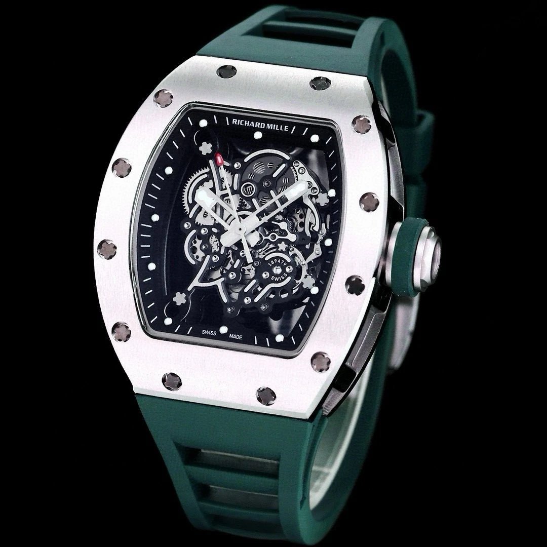 Richard Mille RM 055 Carbon Green Skeleton Mechanical Watch Watches