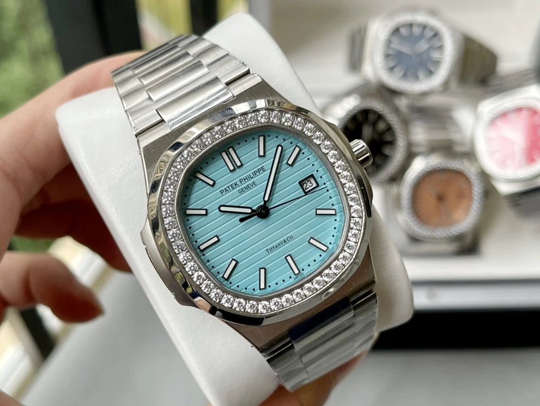 Silver Case - Tiffany Steel Strap [Diamond]