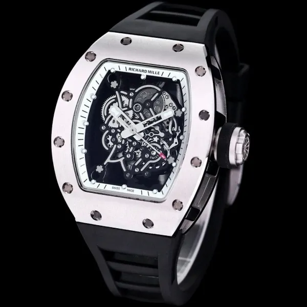 Richard Mille RM 055 Black Carbon Skeleton Watch Watches - 1