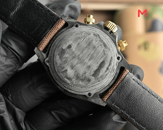 Rolex Watches Daytona carbon-fiber case chronograph with woven strap product detail image 9
