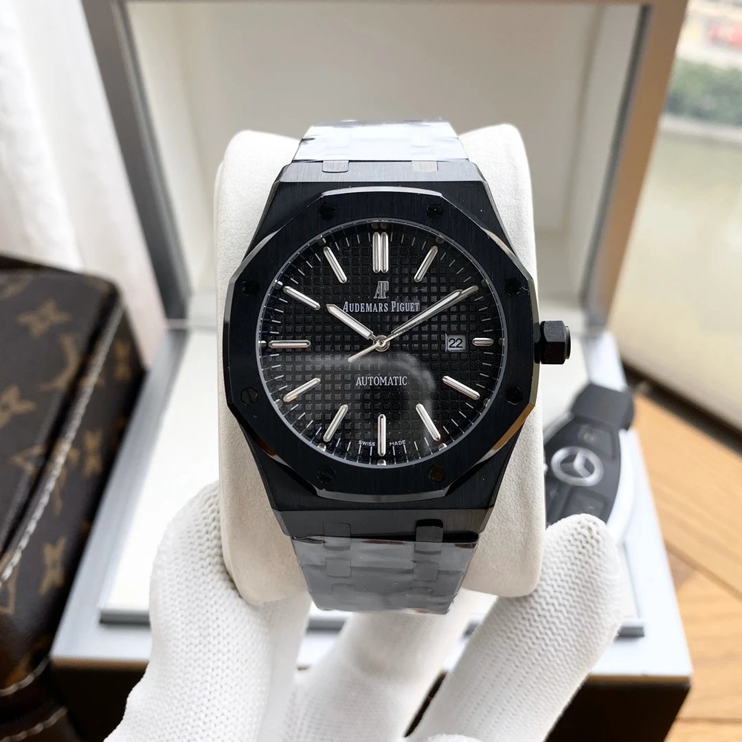 Black Case · Black Dial Steel Band