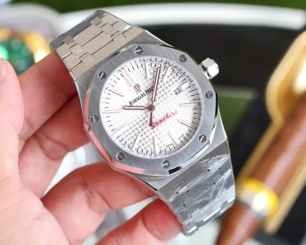 Audemars Piguet Royal Oak Automatic Silver Dial Stainless Steel Watch Watches - 1