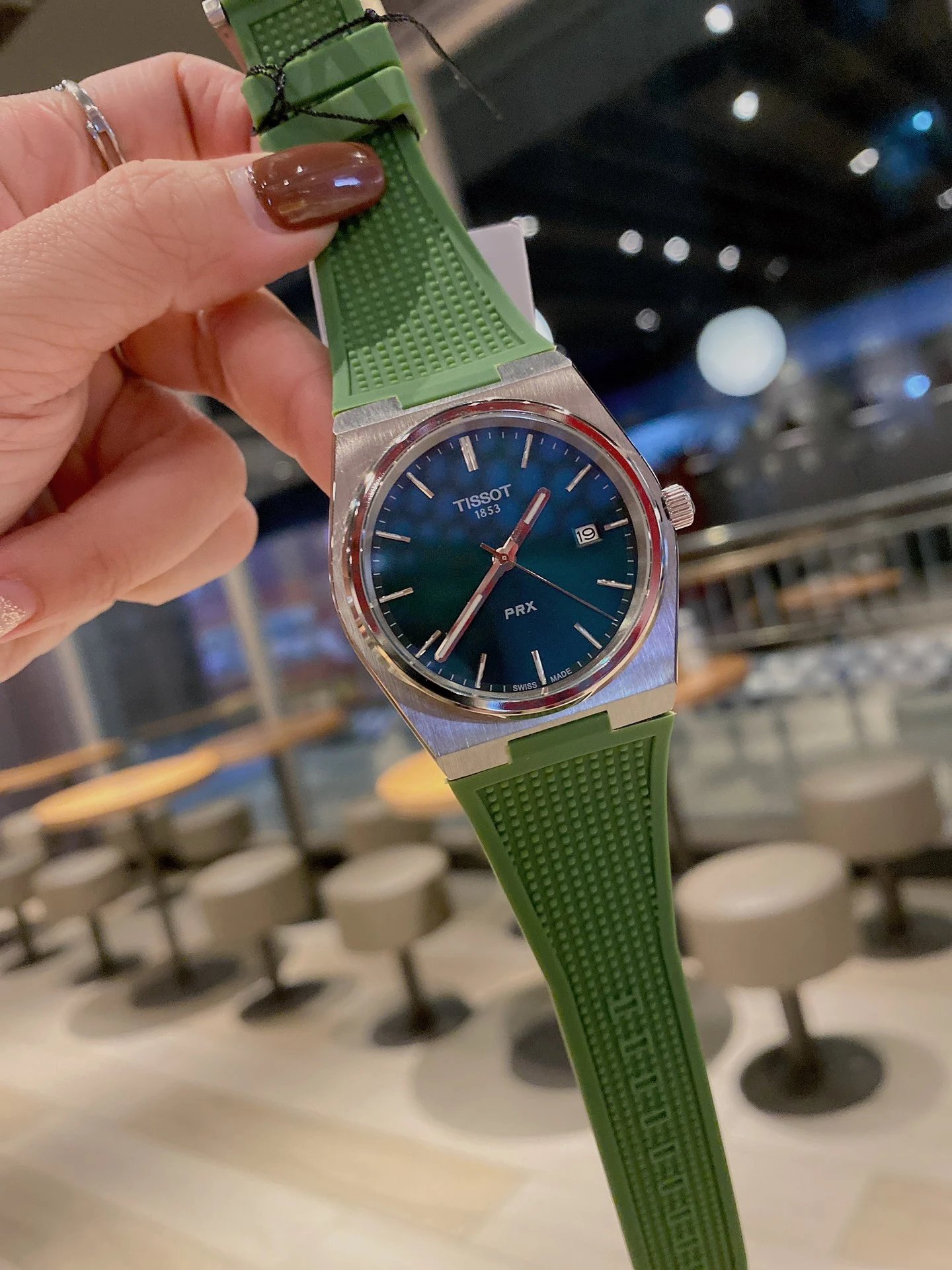 Silver Shell-Green Disc Green Tape / Without full package