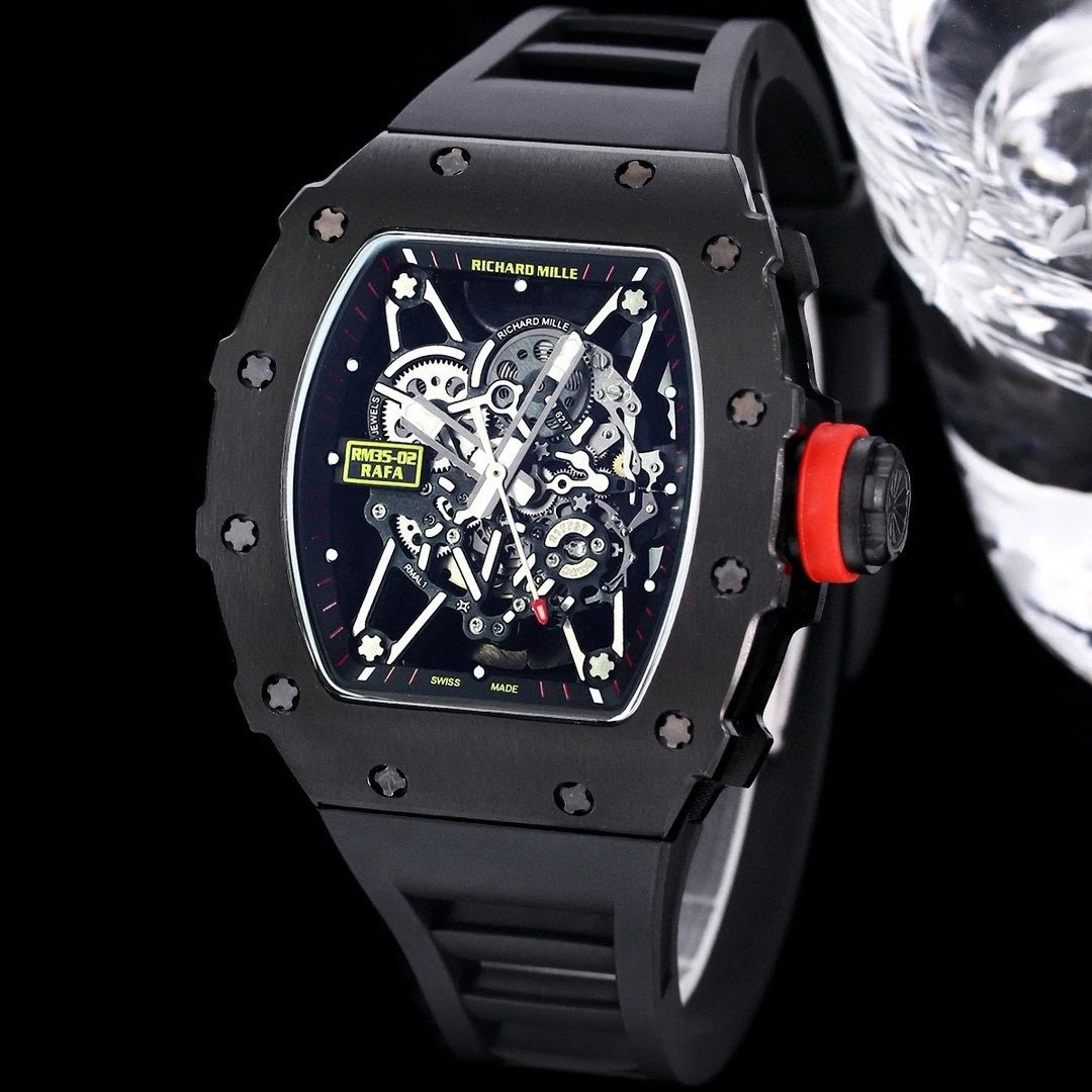 Richard Mille Watch 35-02 — Black Shell-Black Tape colorway — USFans Spreadsheet photo