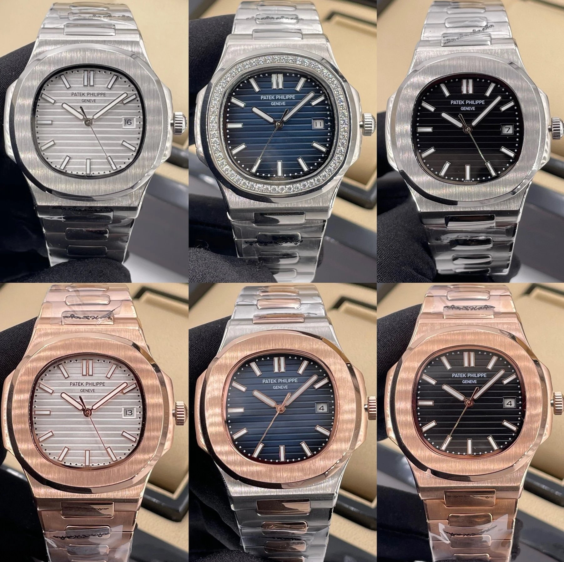 [DX170-2] watch Nautilus 571140mm men's watch mechanical watch steel band watch