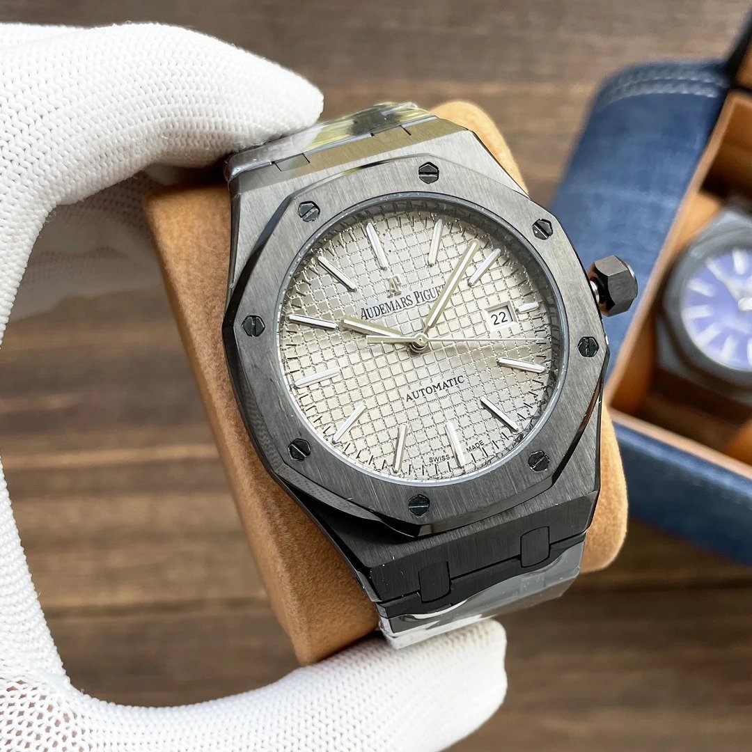 Black Case·Grey Dial Steel Band