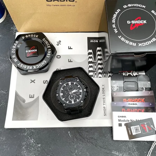 Casio G-Shock MTG-B2000X Silver Black Shock-Resistant Chronograph Watch Watches - 21