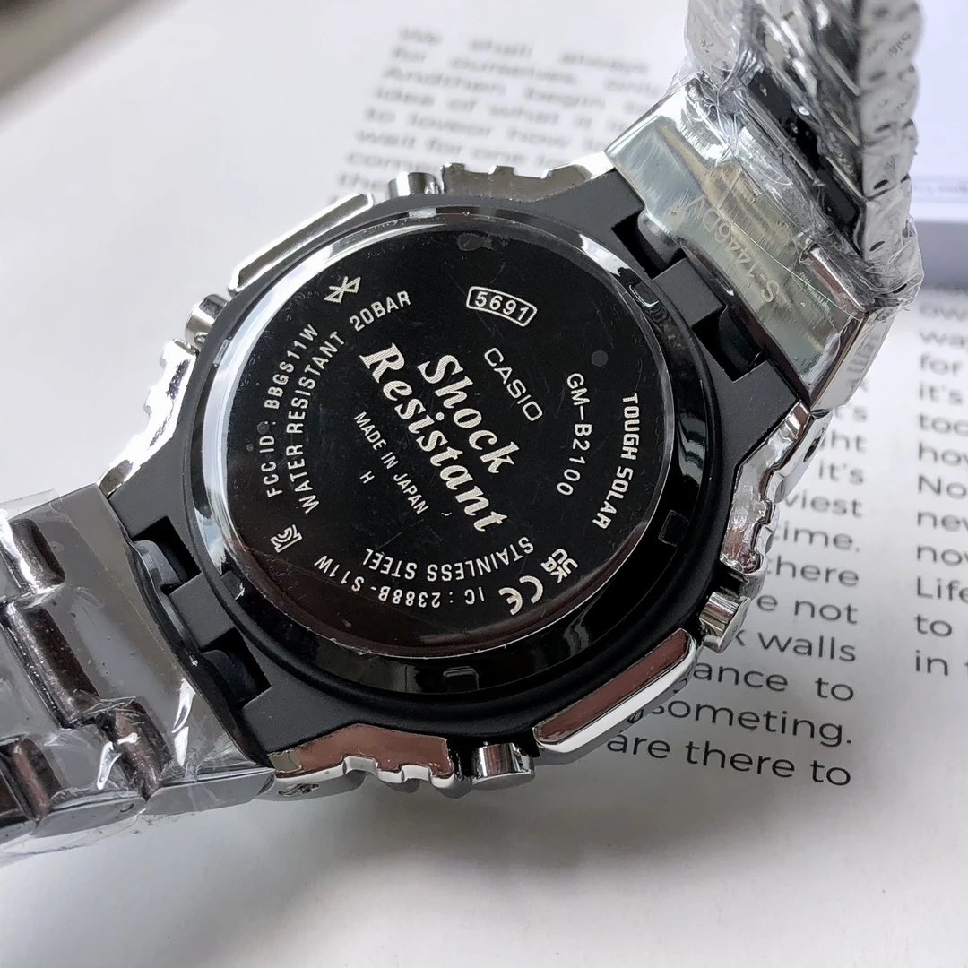 Casio G-Shock GA-2100 Blue Dial Stainless Steel Watch Watches - 15