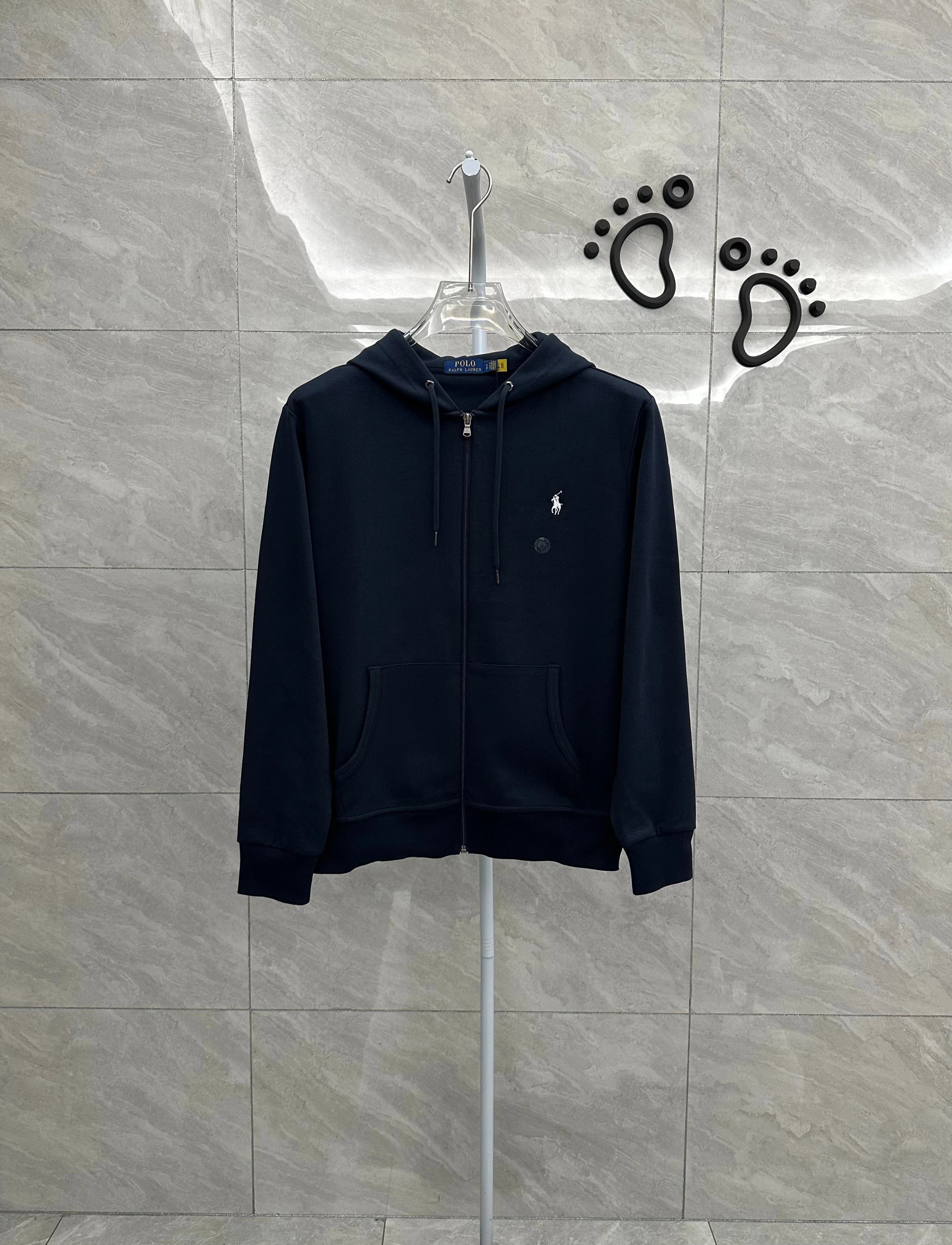 006FP-RL - Men's & Women's Hooded Long-Sleeve Cardigan - Regular Fit - Navy Blue