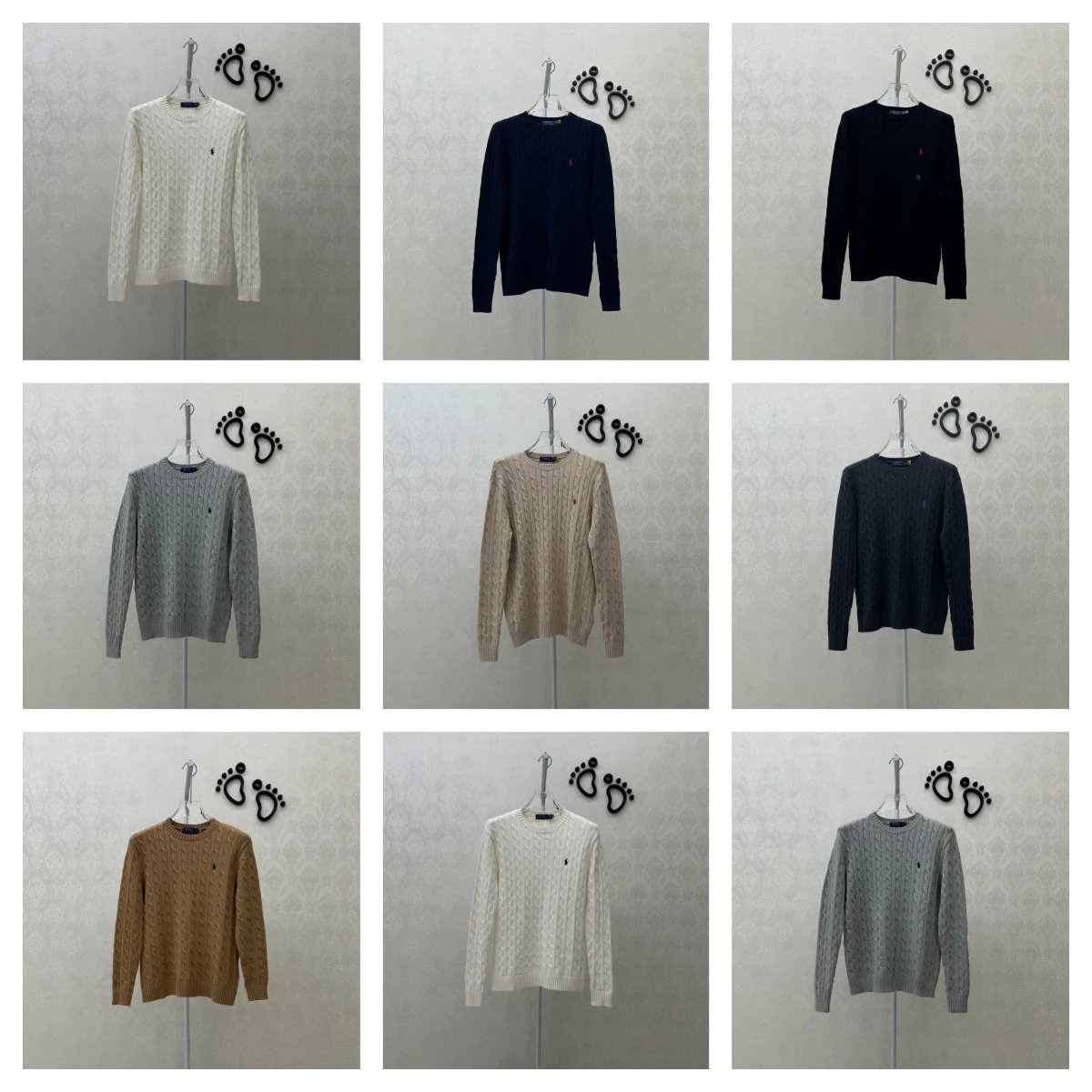 Men's and women's winter N01 cotton thickened Fried Dough Twists round neck long sleeved sweater 812 813 814 815 816 817 818 819 820 821 men's B01 round neck long sleeved sweater 030 031 032 033 034