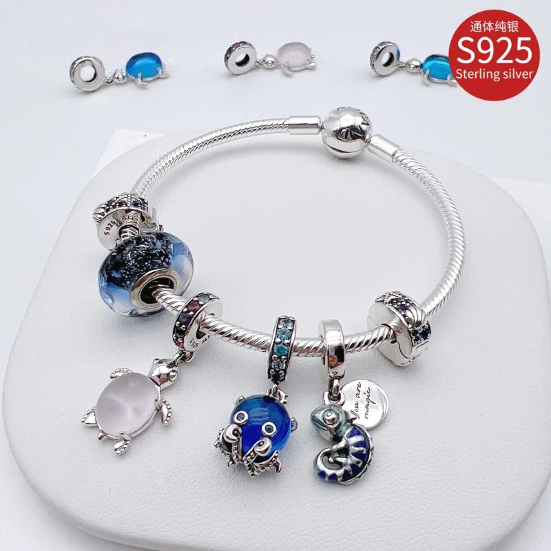 S925 Sterling Silver Charm Bra