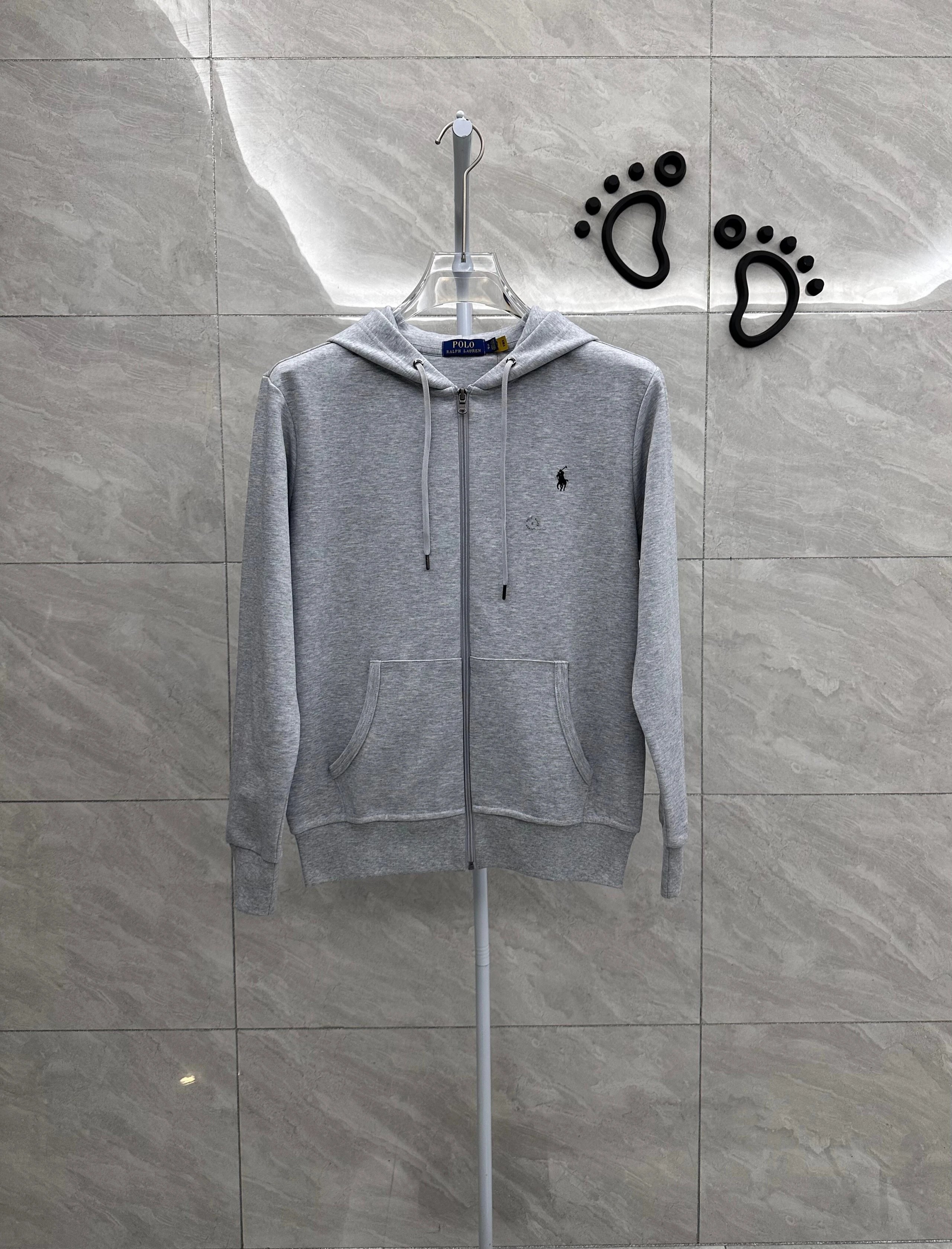 007FP-RL - Men's & Women's Hooded Long-Sleeve Cardigan - Regular Fit - Off-White