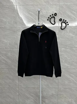 thumbnail for Men's Half Zip Polo Shirt 035 036 037 038 039 040 041