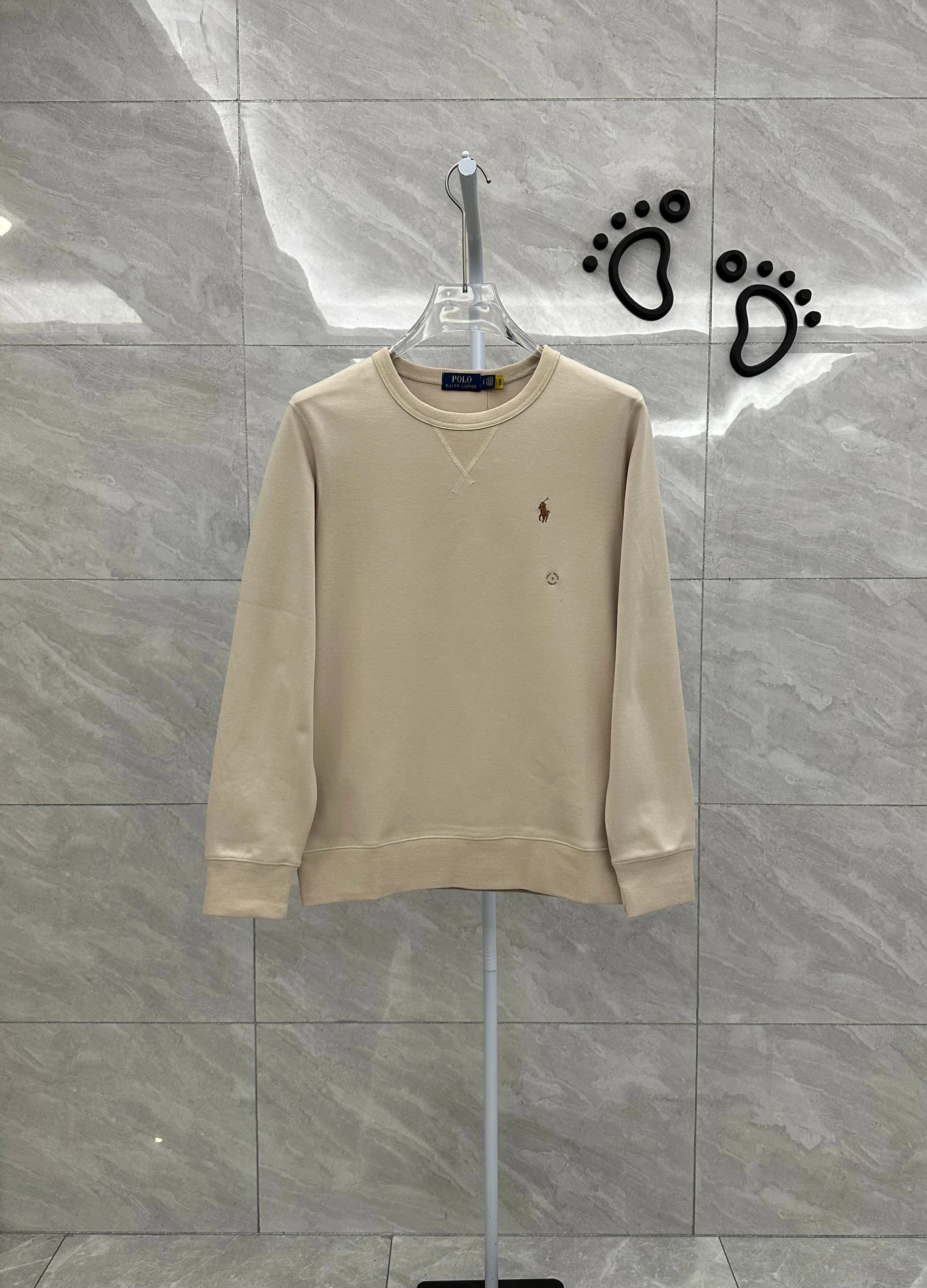 044NF-RL Men's 10-Color Crewneck Sweatshirt - Light Camel