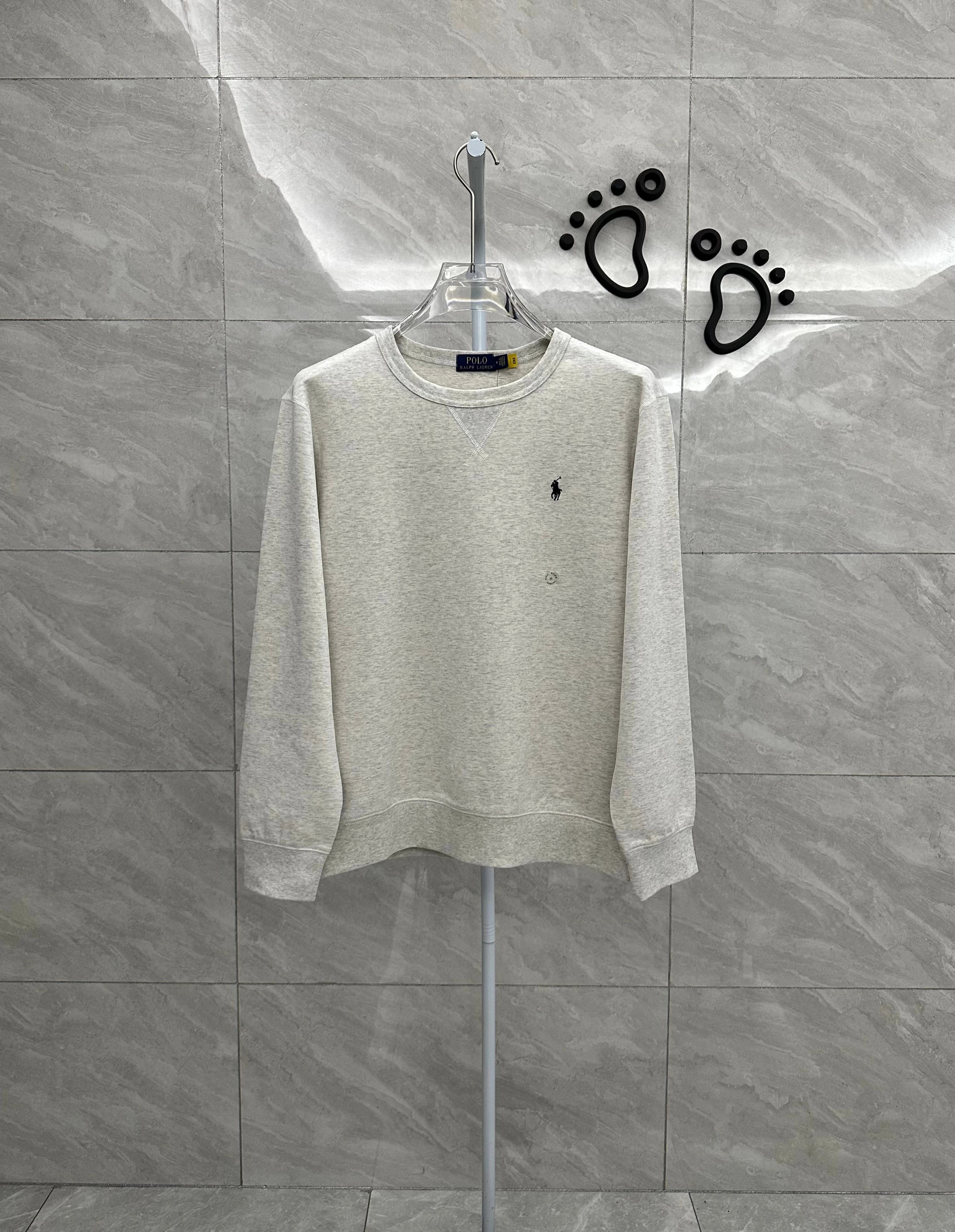 216FP-RL Men's 10-Color Crewneck Sweatshirt - Heather Sand