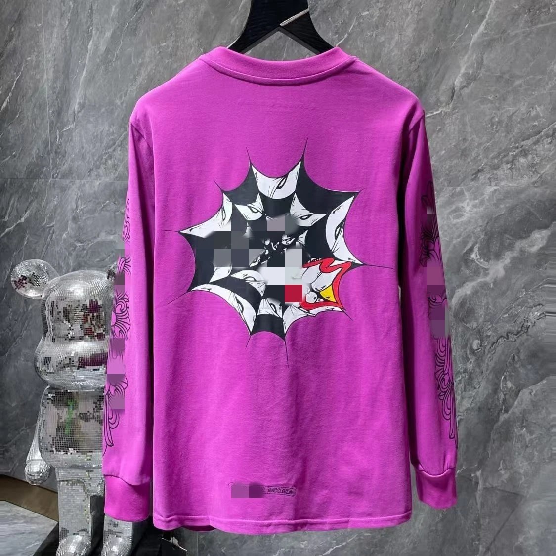 Purple long sleeves