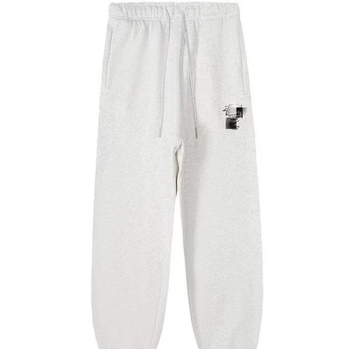 Grey flannel letter pants