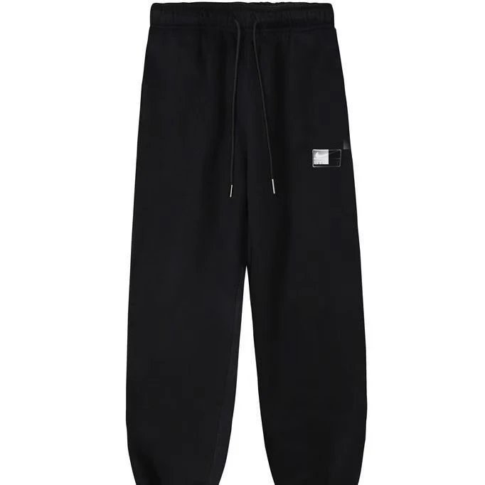 Black velvet pants with hooks
