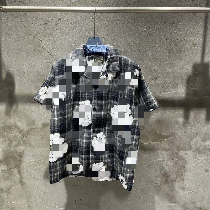Black gray short sleeved shirt