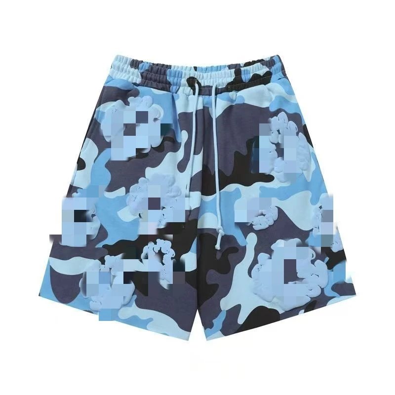 Camouflage blue shorts
