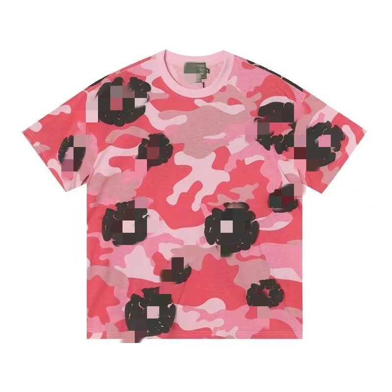 Camouflage powder T-shirt