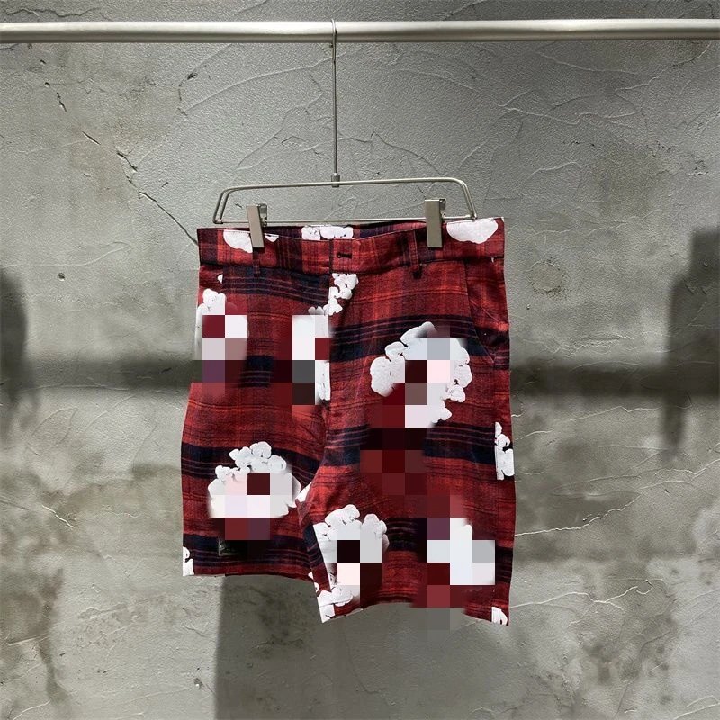 Black and red shorts