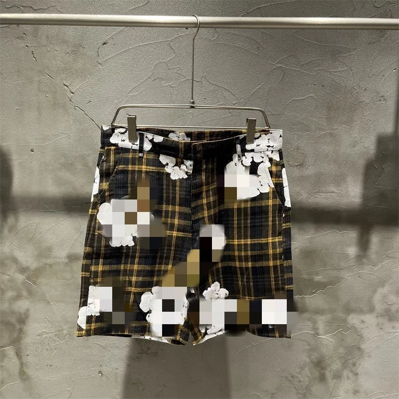 Black and yellow shorts