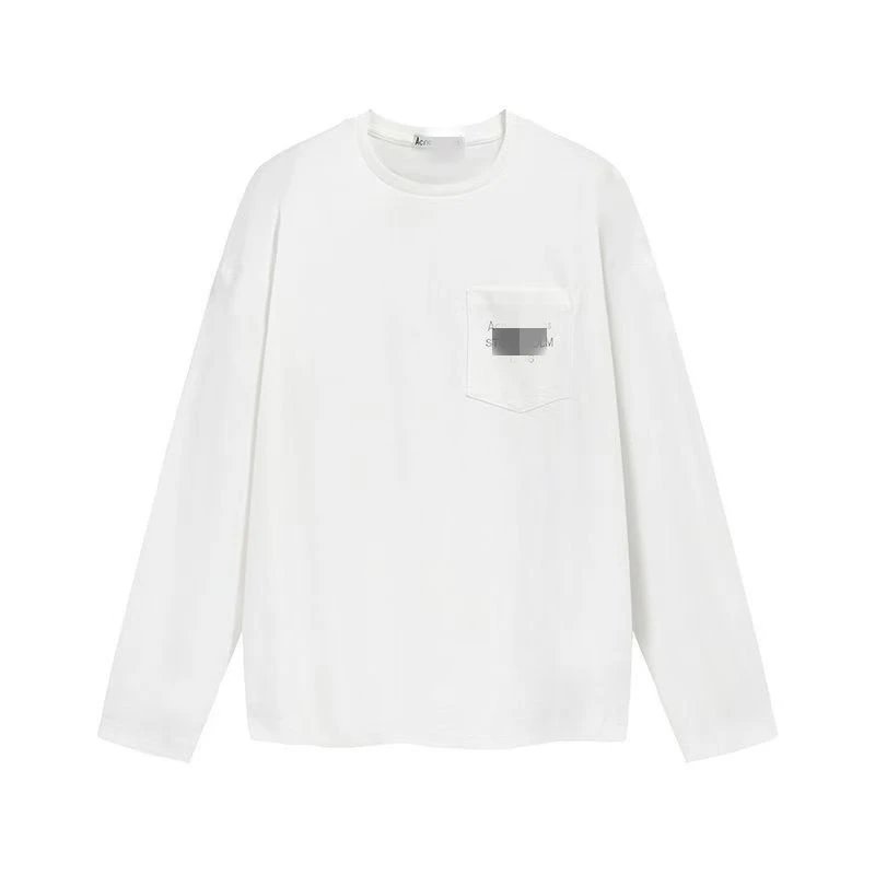 White Pocket Long Sleeve