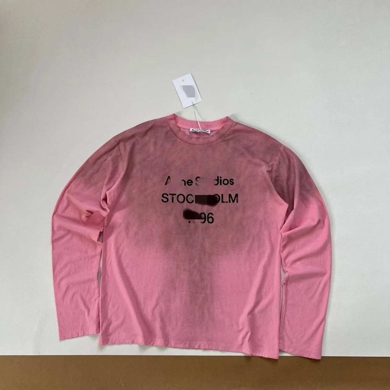 Sandblasted Pink Long Sleeve