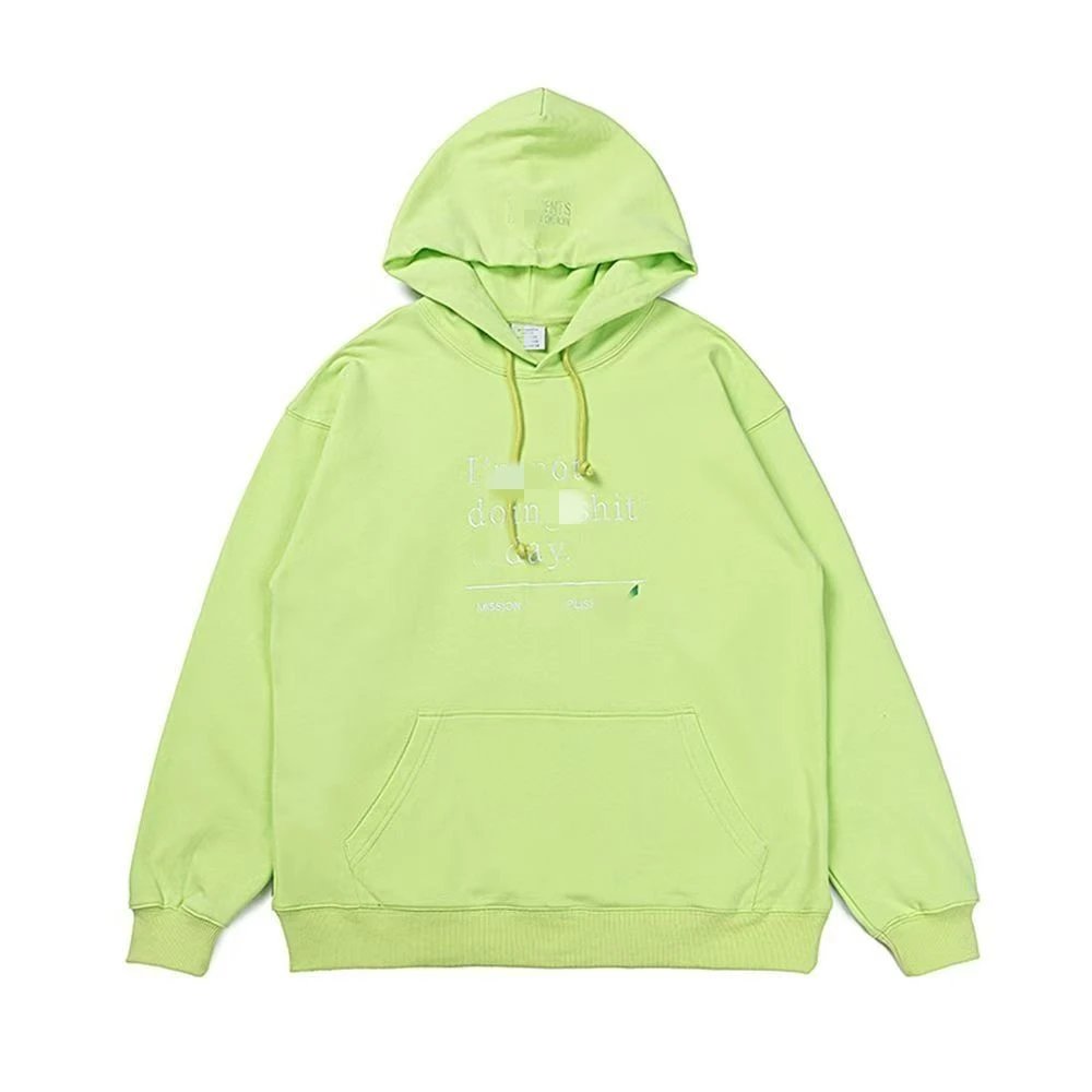 630#Light Green Embroidered Sweatshirt