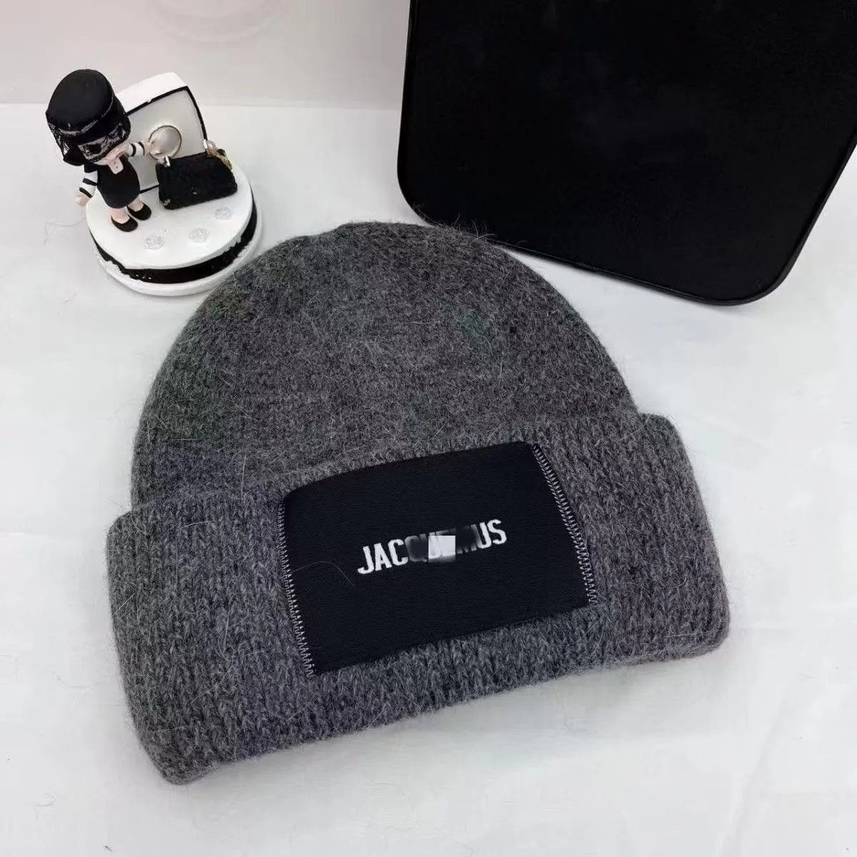 Dark gray hat