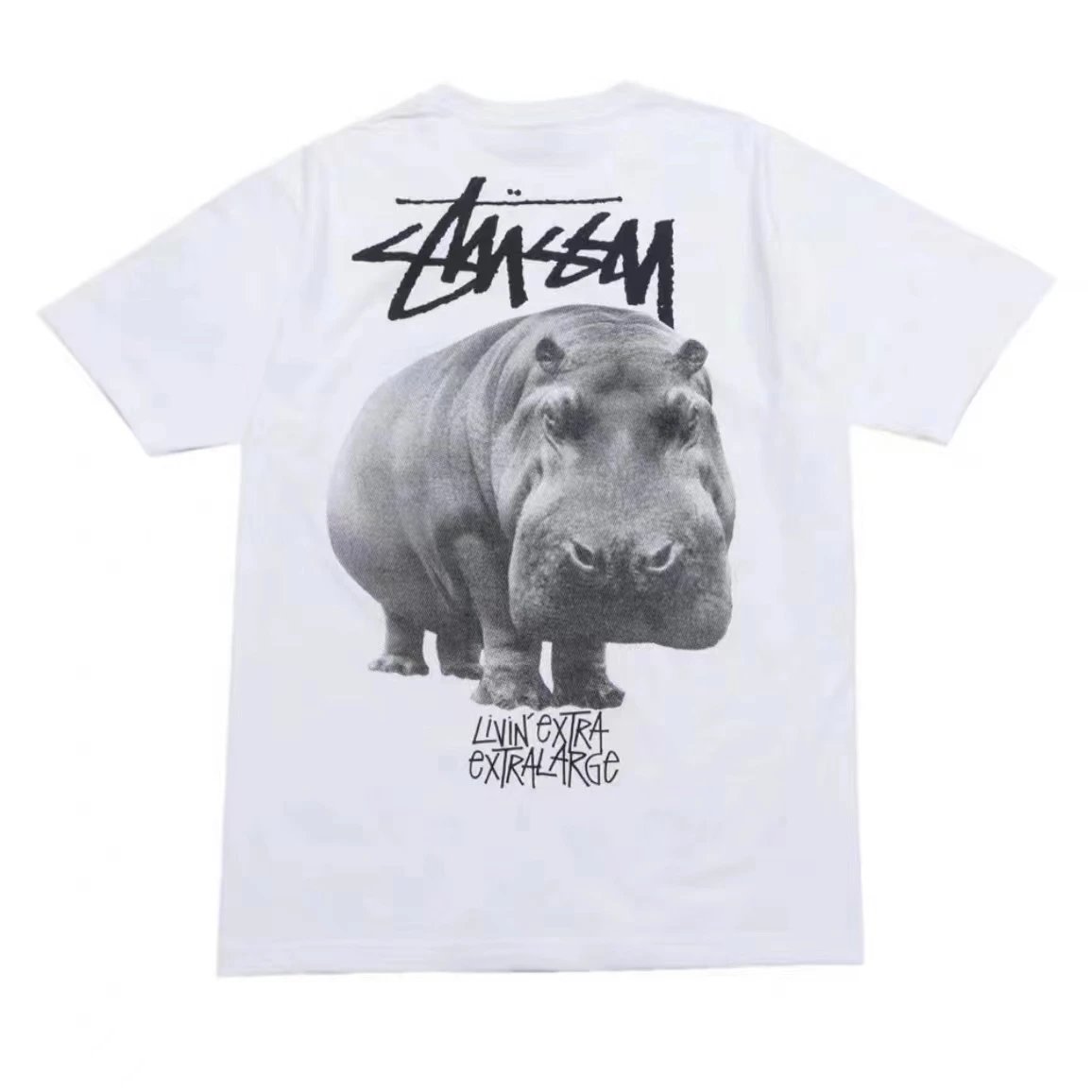 white hippopotamus