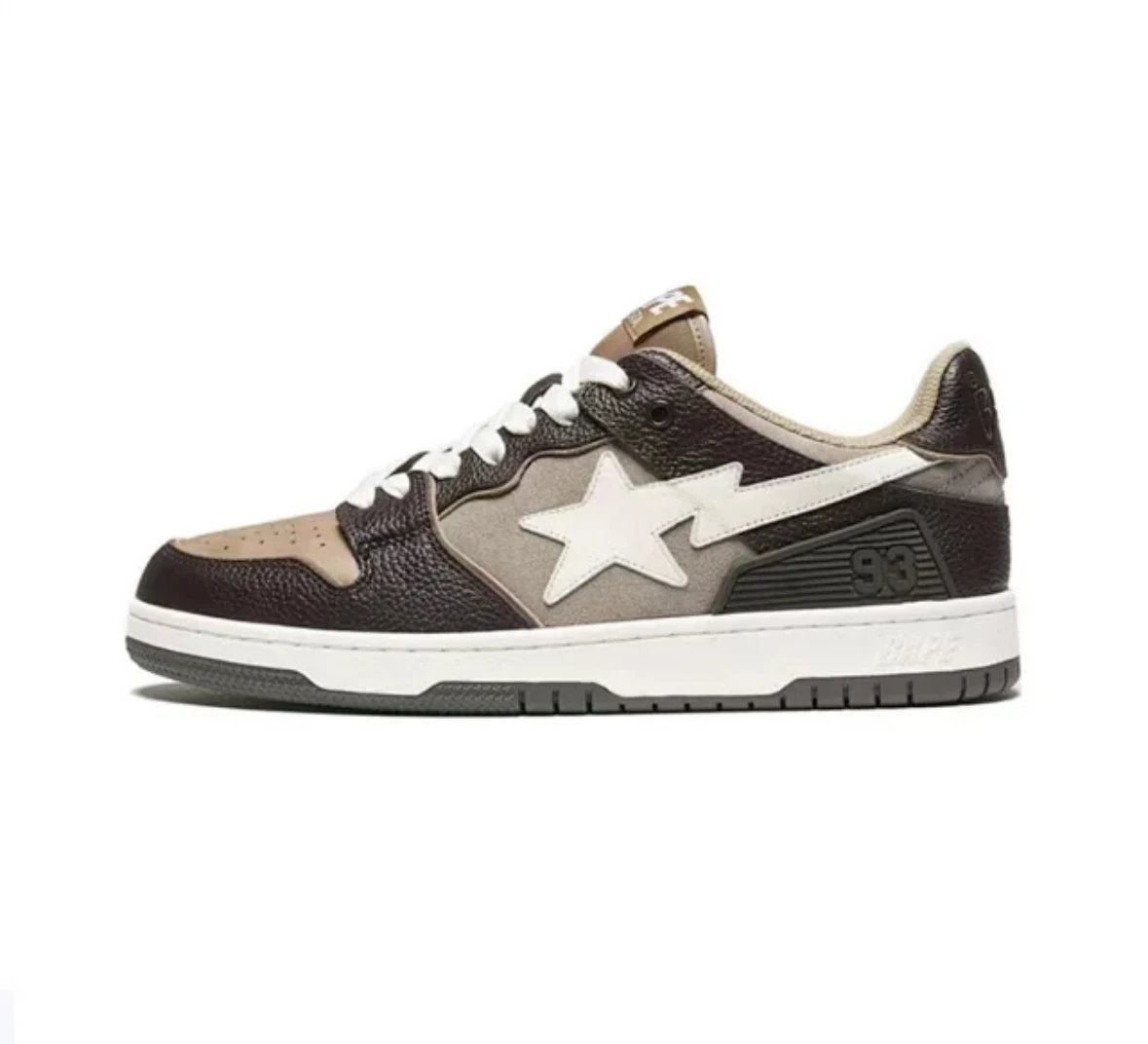 Bape SK8 Shoes — Brown gray colorway — USFans Spreadsheet photo