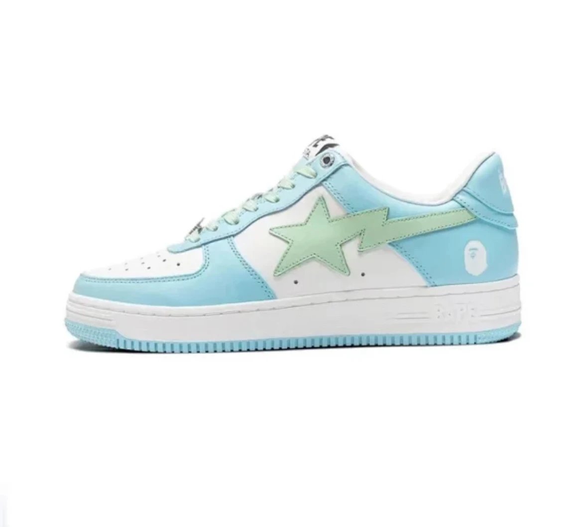 Bape SK8 Shoes — Blue Green colorway — USFans Spreadsheet photo