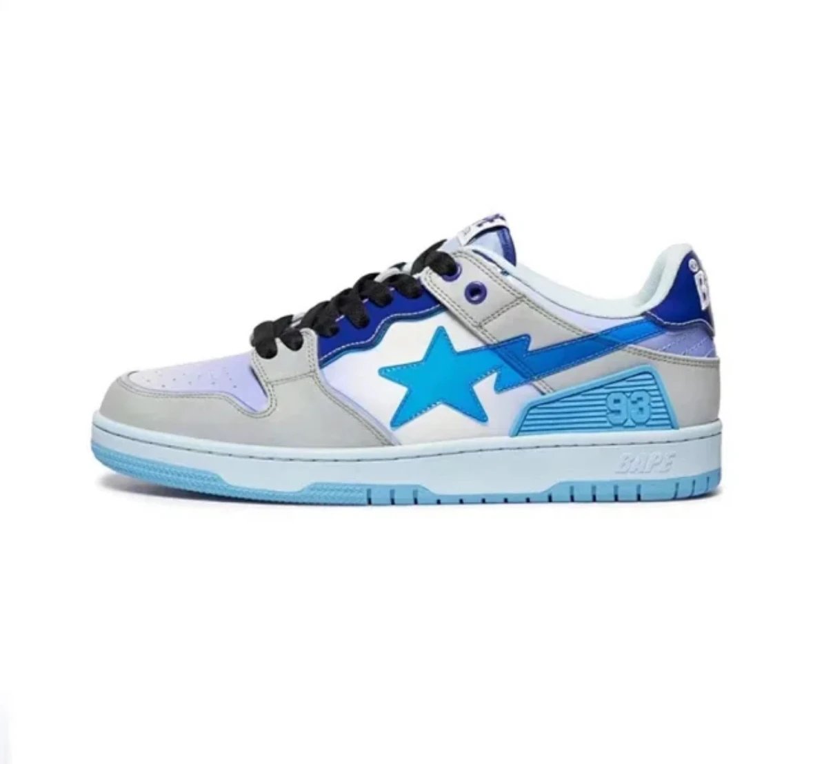 Bape SK8 Shoes — Blue gradient colorway — USFans Spreadsheet photo