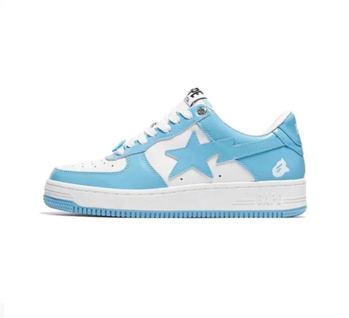 Bape SK8 Shoes — White Blue colorway — USFans Spreadsheet photo