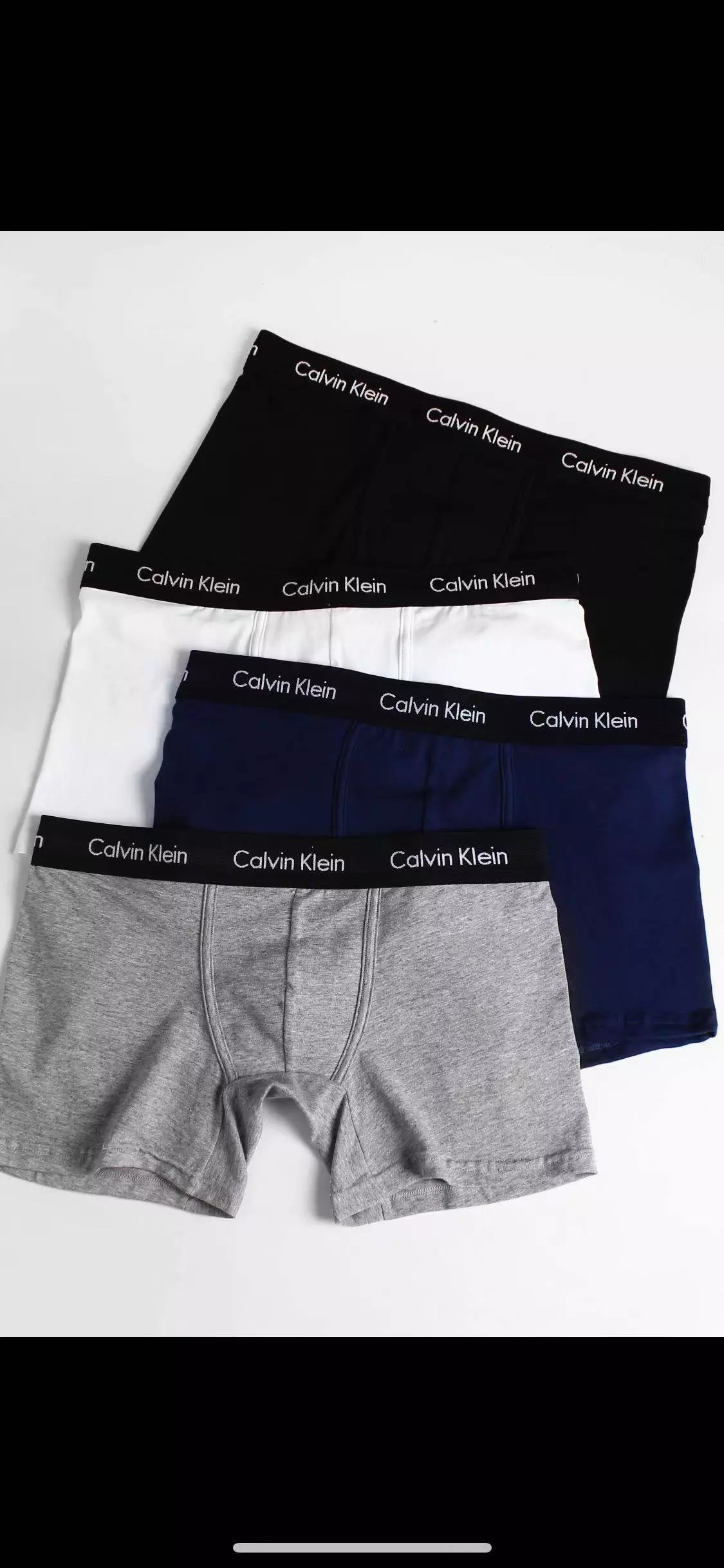 Long Leg style the best C Black Band Waist Boxers high-end C black border men's long cotton underwear C002