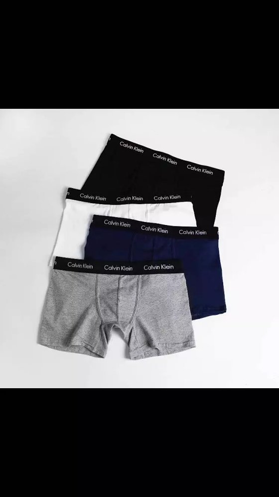 The Best C Black Band Men Cool Boxers Underwear Men's Black Edge Pure Cotton Flat Corner Underwear