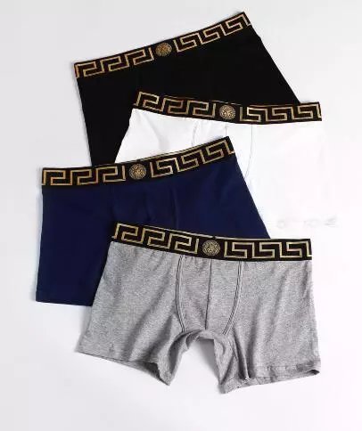Long style Ver medusa head men cool boxers underwear cotton boxer briefs