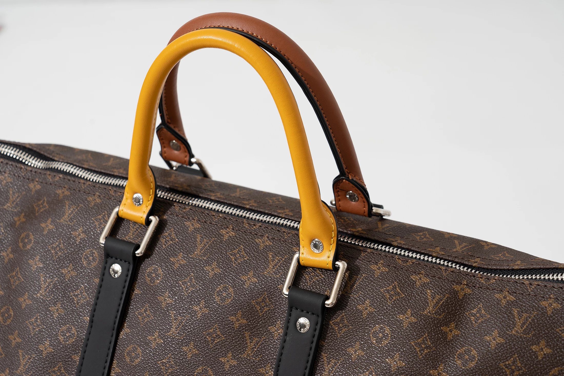 Louis Vuitton Keepall Bandoulière 50 Monogram Multicolor Duffle Bag - 12